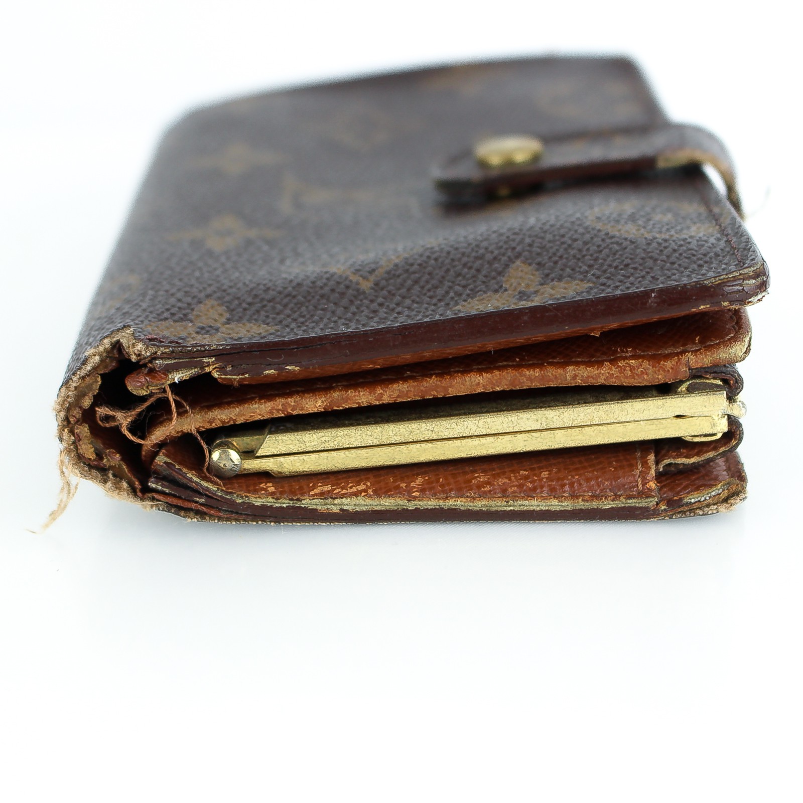 LOUIS VUITTON PORTE MONNAIE BILLETS VIENNOIS Bifold Wallet Monogram M61663 Brown | eBay