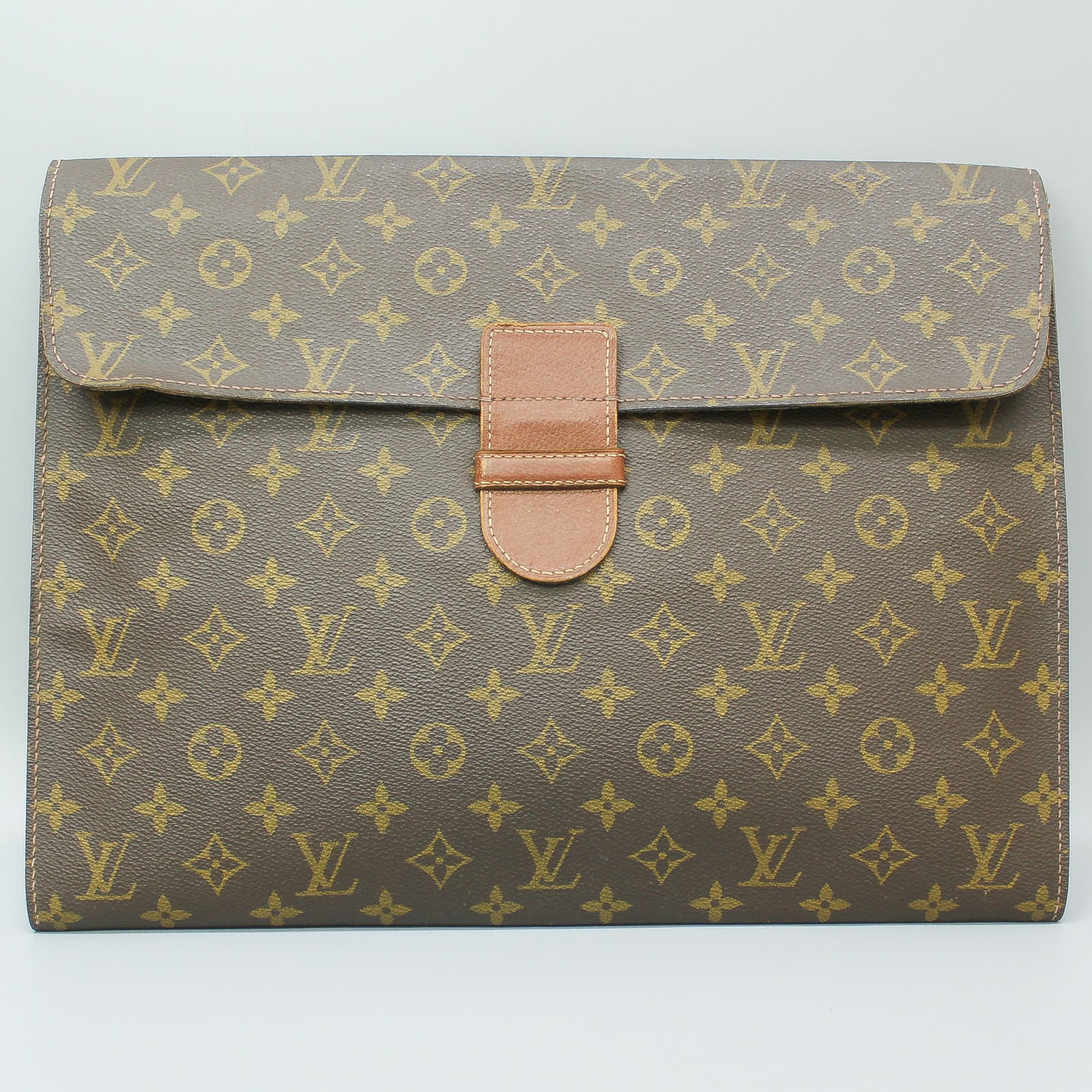 LOUIS VUITTON Poche Ministre Vintage Document Case Briefcase M53445  Monogram | eBay